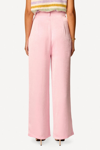 Pantalon large uni Rose - Axara Paris