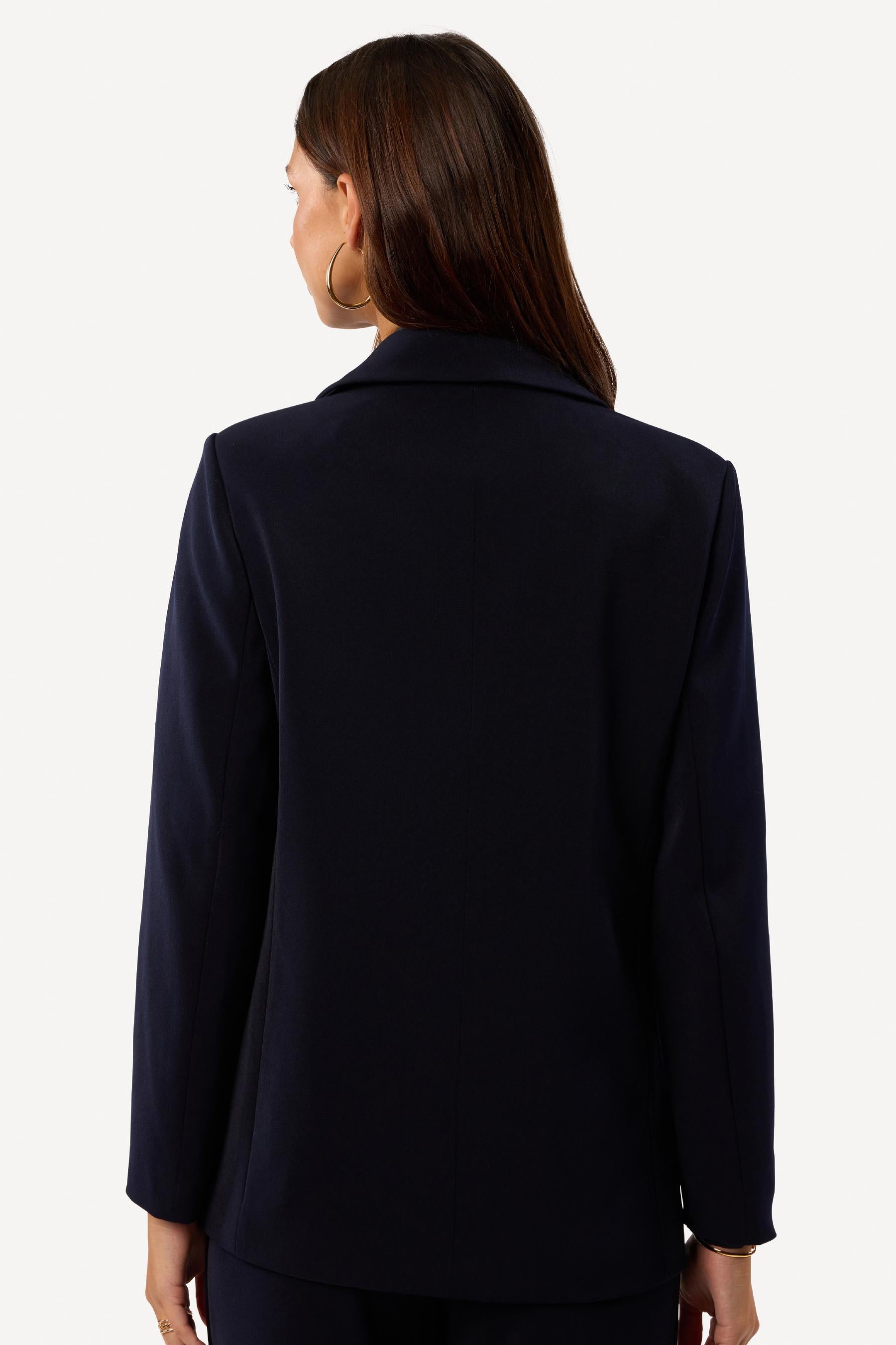 Veste de tailleur unie Marine - Axara Paris