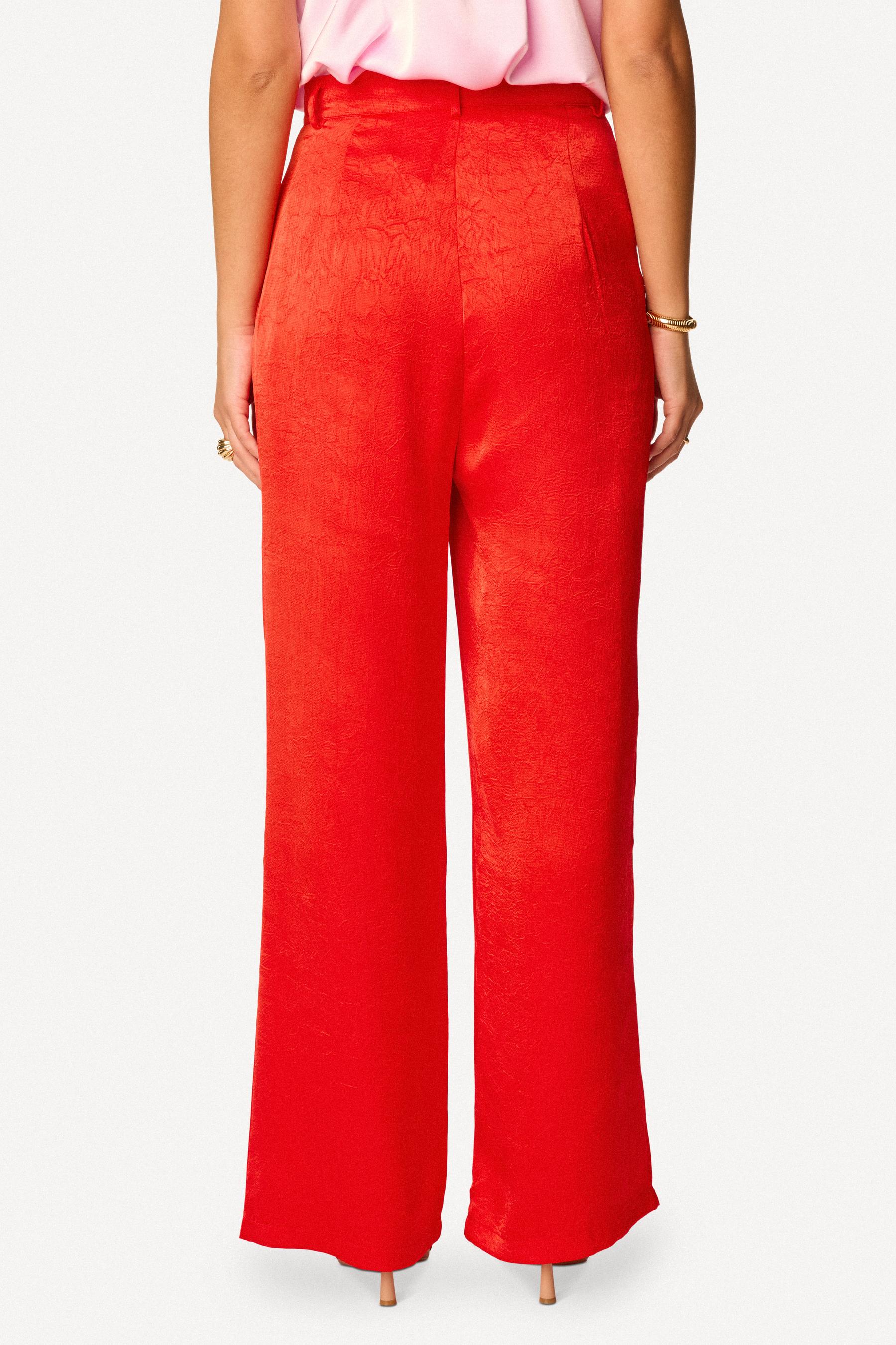 Pantalon large uni Corail - Axara Paris